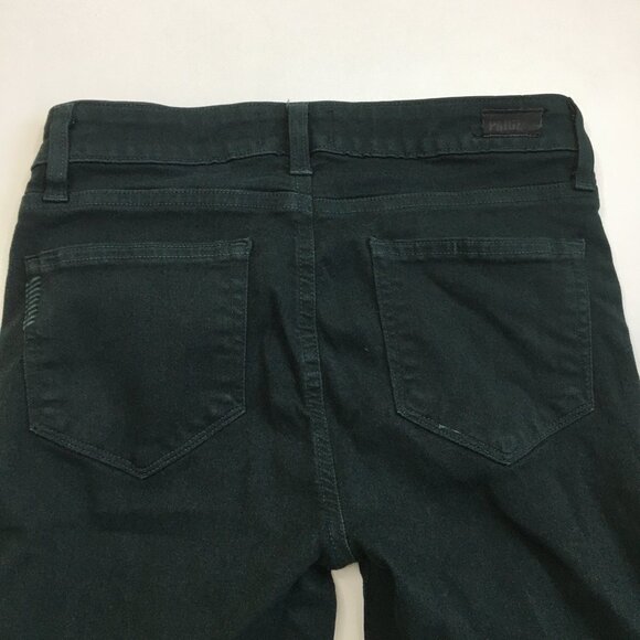 PAIGE Premium Midnight Green Wash 5 Pocket Verdugo Ultra Skinny Slim Fit Jeans - Picture 9 of 12